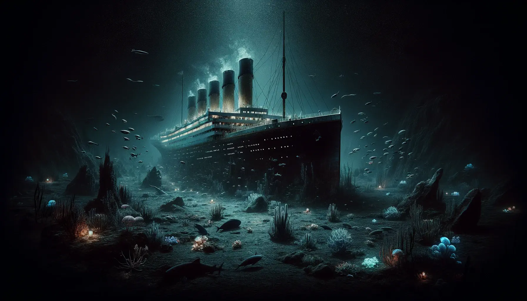 Wie tief liegt die Titanic
